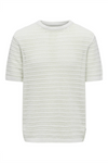 ONLY & SONS Strick T-Shirt Antique White