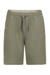 SUBLEVEL Musselin Shorts Middle Green