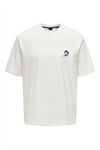 ONLY & SONS Backprint T-Shirt Bright White Sorrento