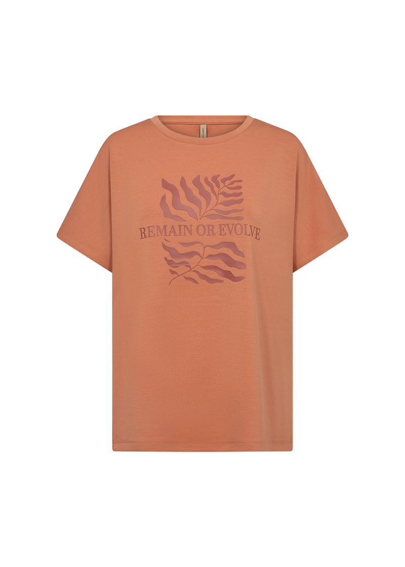 SOYACONCEPT Soft Print T-Shirt Koralle