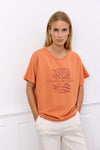 SOYACONCEPT Soft Print T-Shirt Koralle