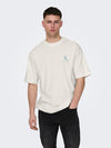 ONLY & SONS Backprint T-Shirt Bright White Portofino