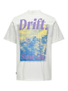 ONLY & SONS Backprint T-Shirt Cloud Dancer Drift