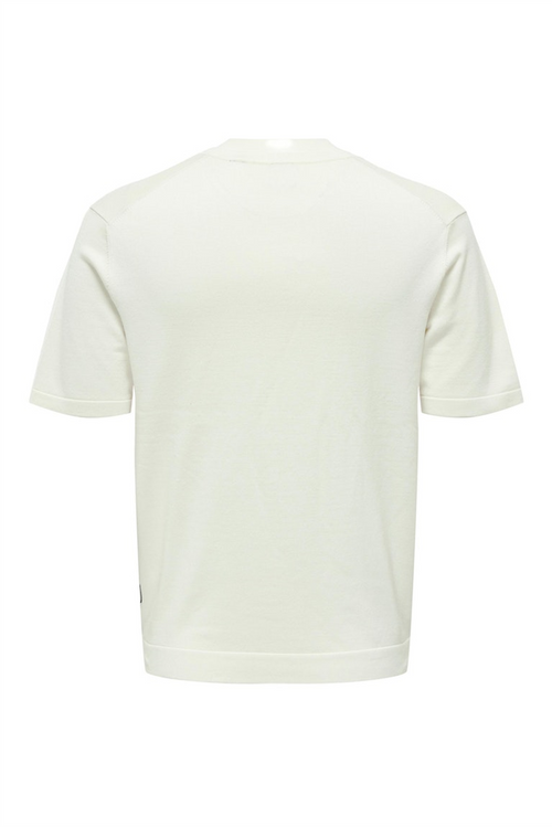 ONLY & SONS Strick T-Shirt Star White