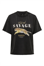 ONLY T-Shirt Black Savage