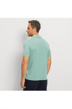 OLYMP Leinen Poloshirt Smaragd