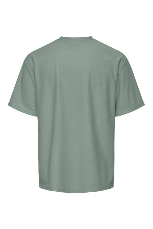 ONLY & SONS Plissee T-Shirt Iceberg Green