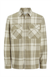 JACK & JONES Karo Overshirt White Pepper
