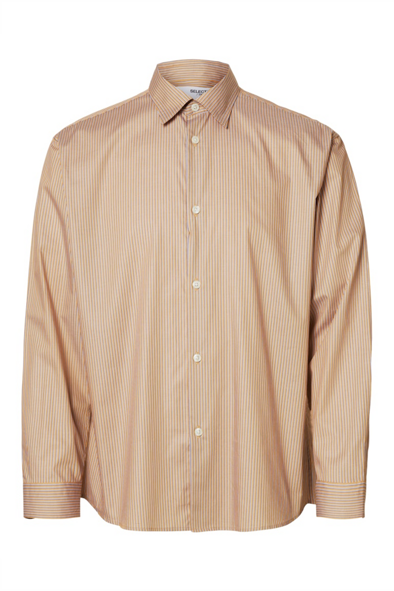SELECTED HOMME Hemd Kelp Stripes