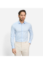 OLYMP Hemd Level 5 Body Fit Bleu