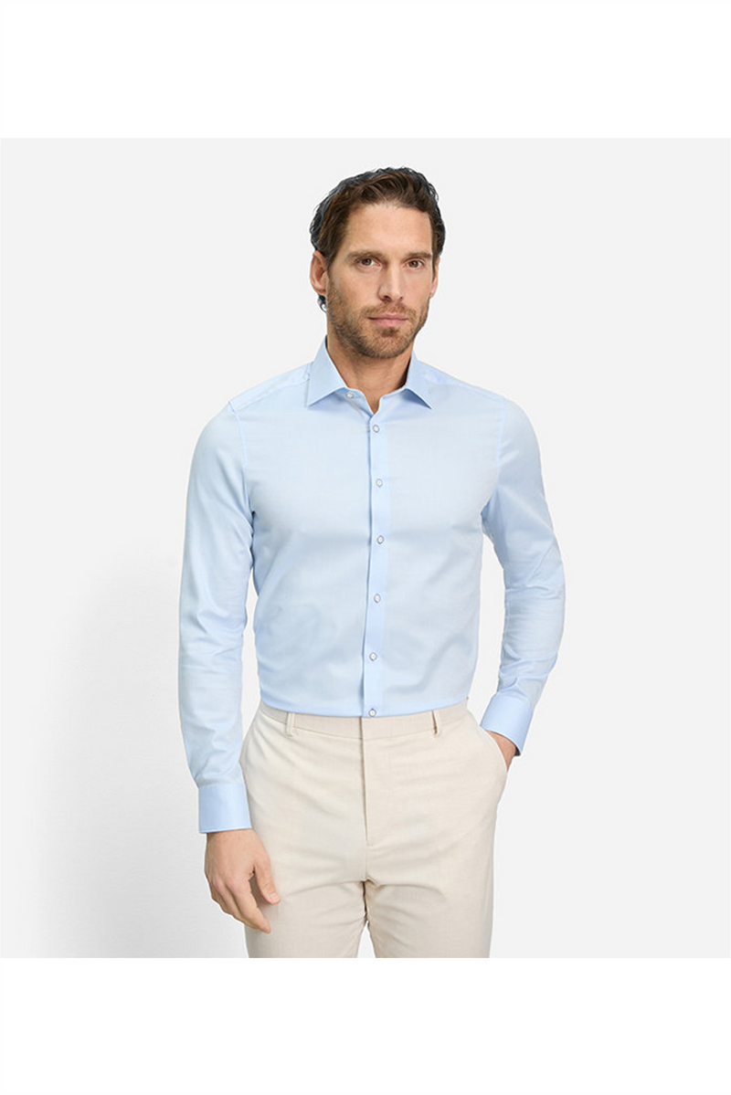 OLYMP Hemd Level 5 Body Fit Bleu