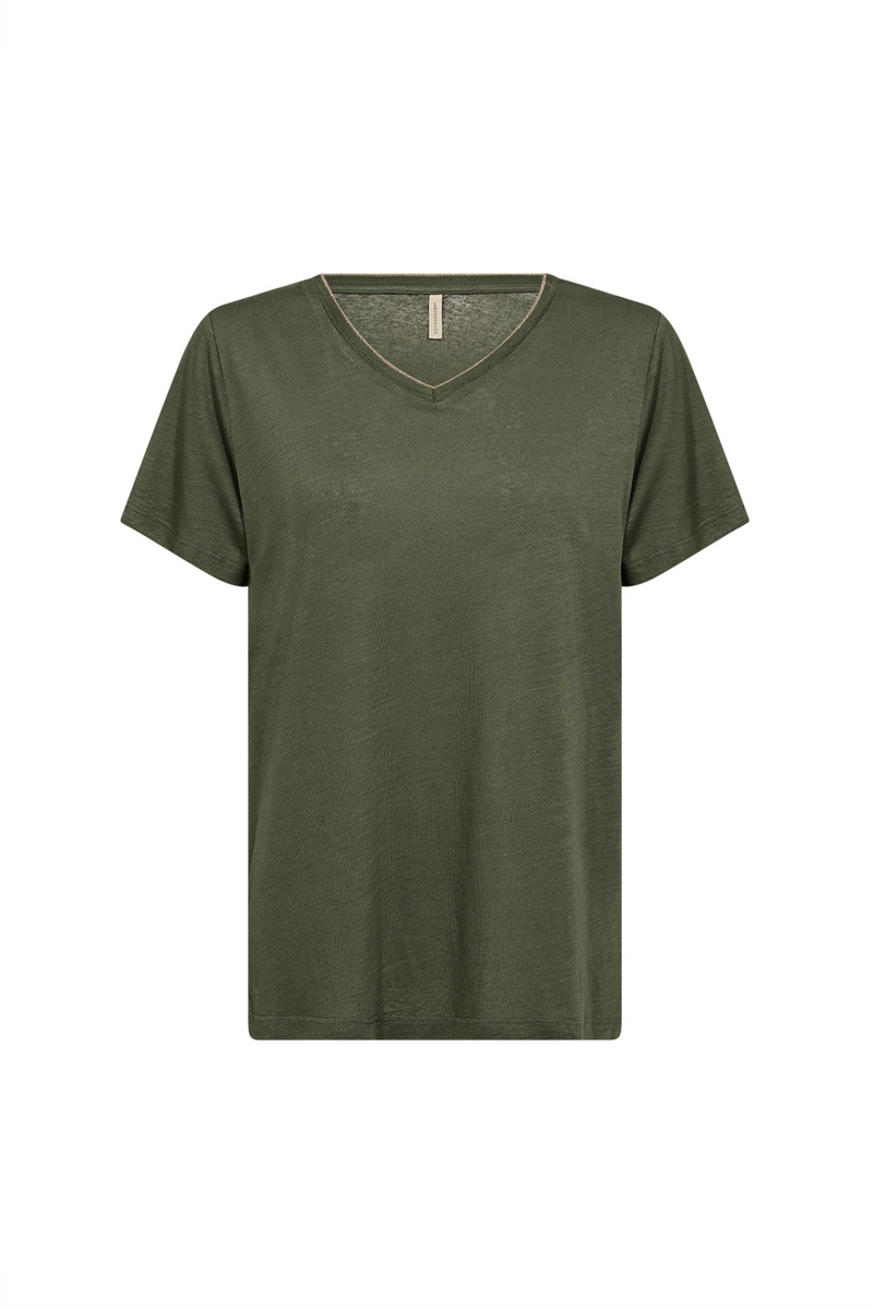SOYACONCEPT Leinen T-Shirt Grün