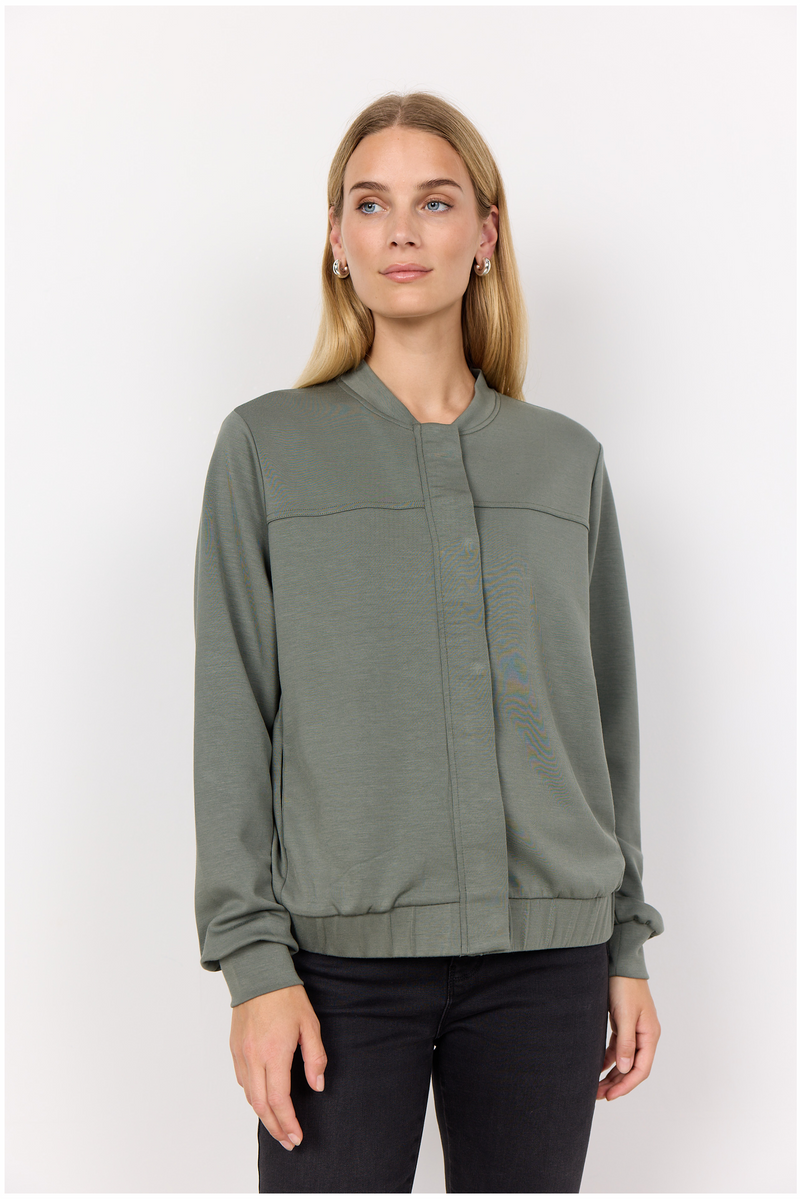 SOYACONCEPT Soft Jacke Staubiges Grün