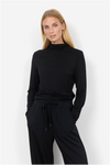 SOYACONCEPT Rollkragen Shirt Schwarz