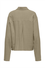 ONLY Leinen Bluse Coriander