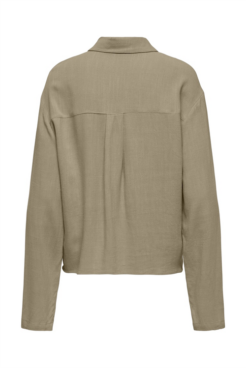 ONLY Leinen Bluse Coriander