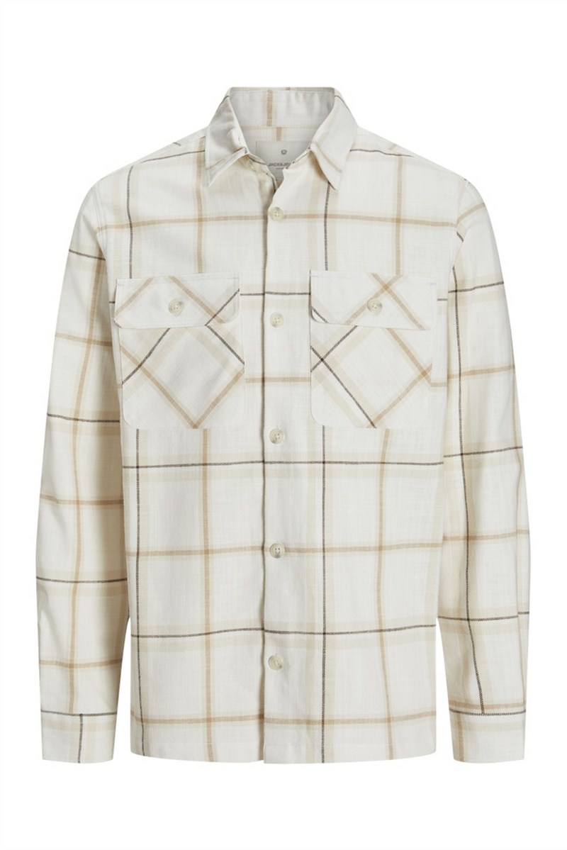 JACK & JONES Karo Overshirt Cloud Dancer