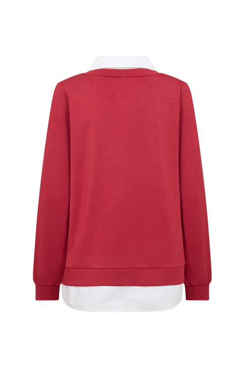 SOYACONCEPT Soft Bluse Rot
