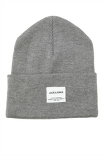 JACK & JONES Mütze Grey Melange