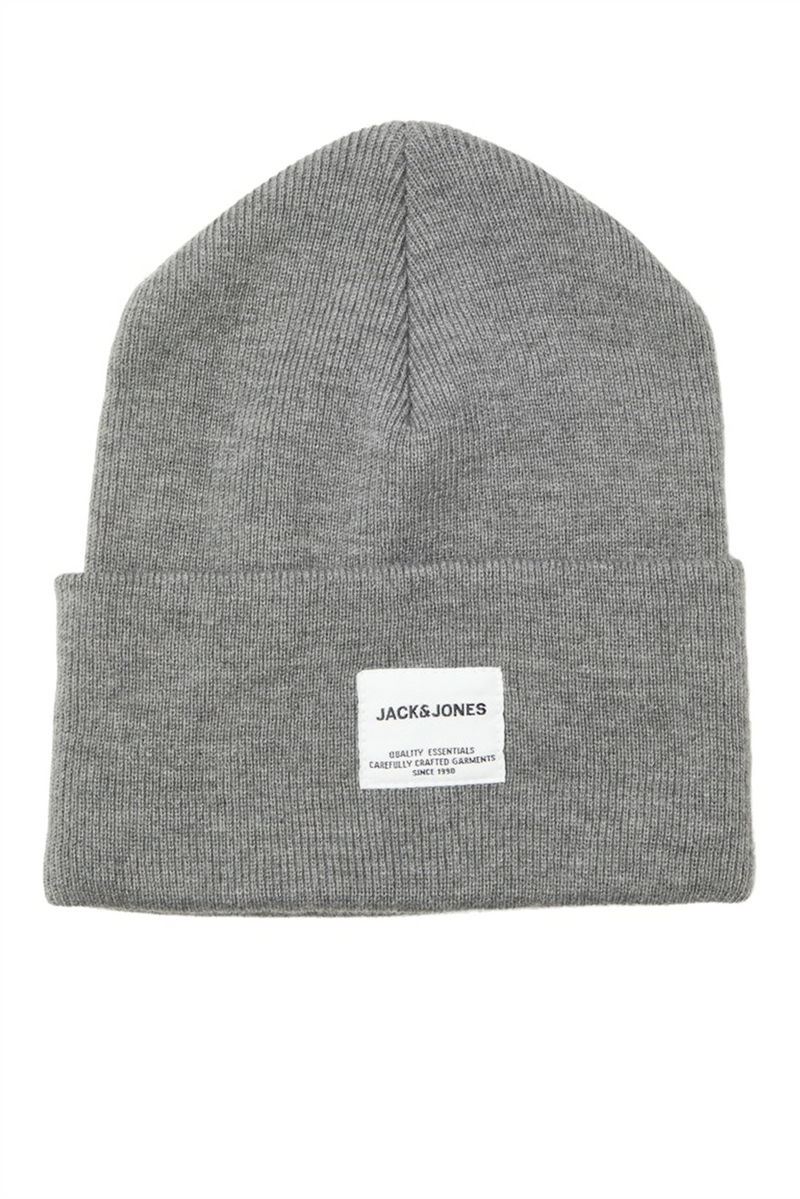 JACK & JONES Mütze Grey Melange