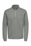 ONLY & SONS Half Zip Sweatshirt Castor Gray