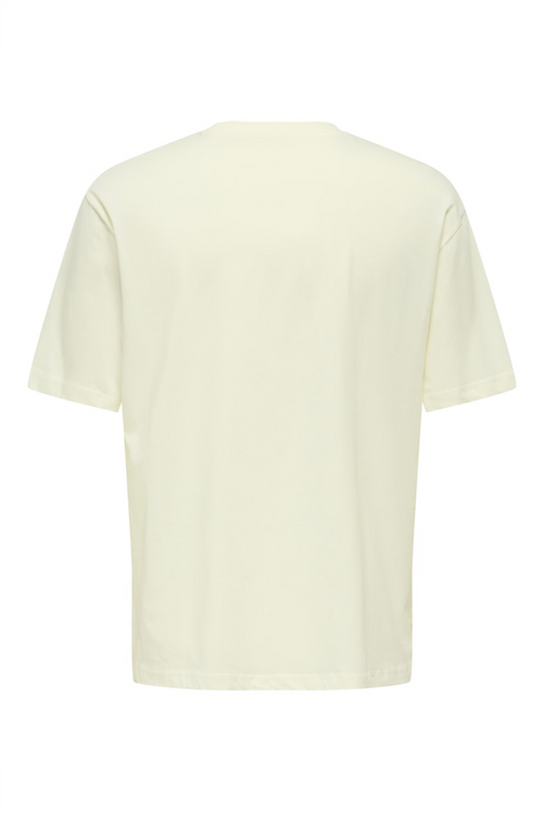 ONLY & SONS Frontprint T-Shirt Gardenia