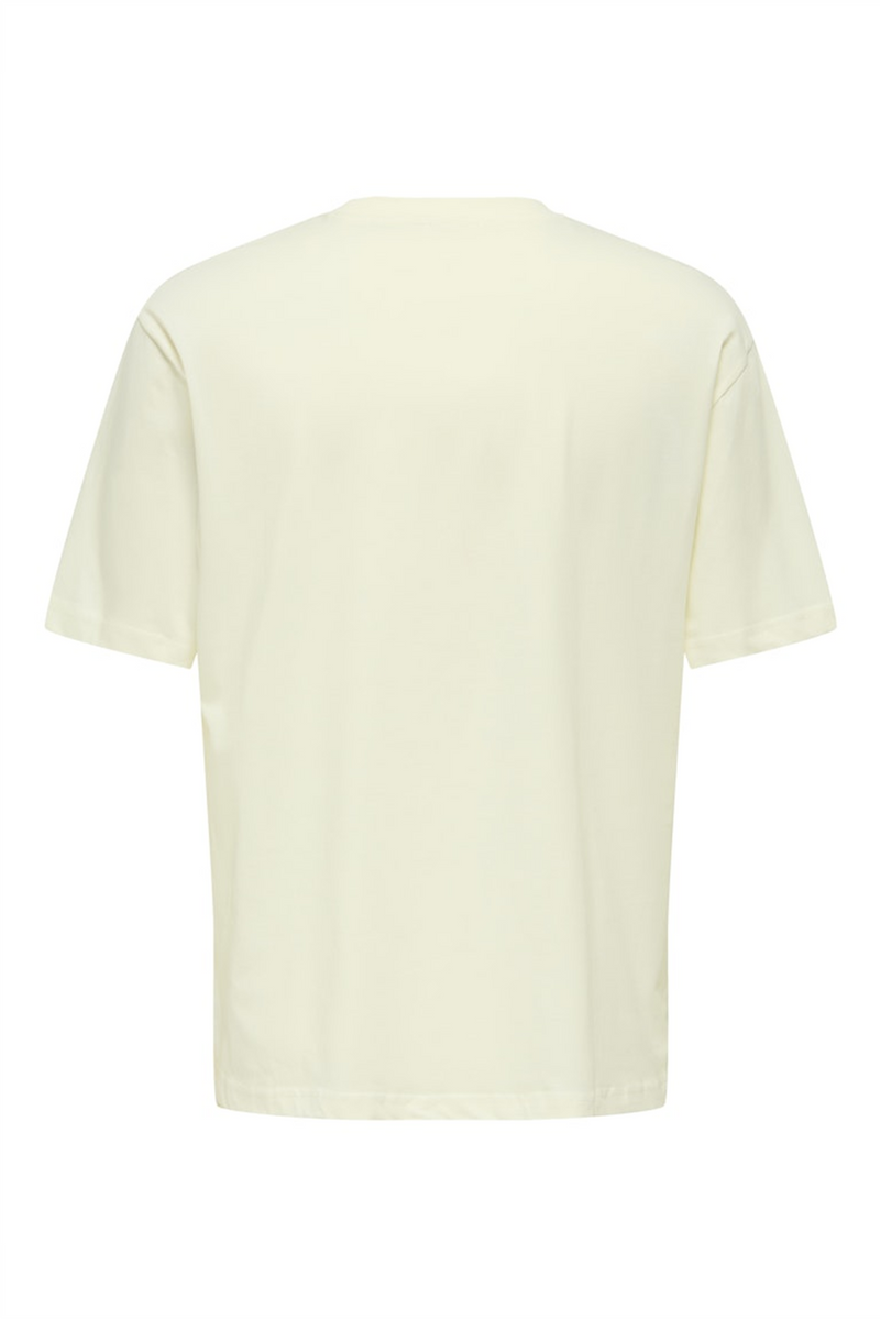 ONLY & SONS Frontprint T-Shirt Gardenia
