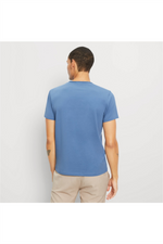 OLYMP T-Shirt Rauchblau