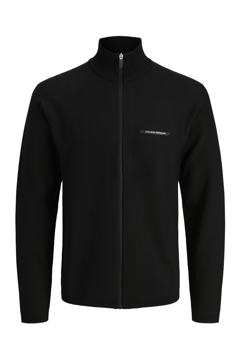 JACK & JONES Strick Weste Black