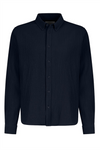 SUBLEVEL Struktur Hemd Dark Blue