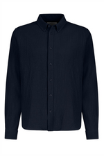 SUBLEVEL Struktur Hemd Dark Blue