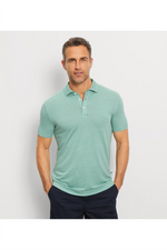 OLYMP Leinen Poloshirt Smaragd