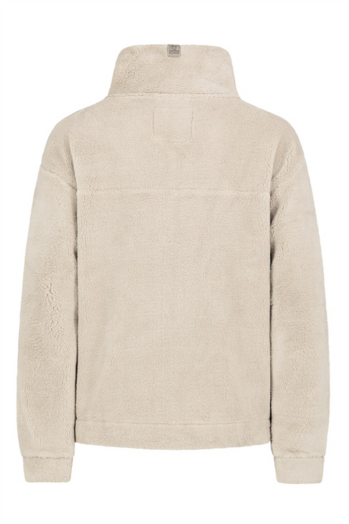 SUBLEVEL Teddy Jacke Light Beige