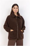 SOYACONCEPT Teddy Jacke Dunkelbraun