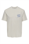 ONLY & SONS Relax Backprint T-Shirt Cloud Dancer