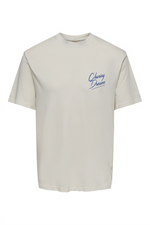 ONLY & SONS Relax Backprint T-Shirt Cloud Dancer