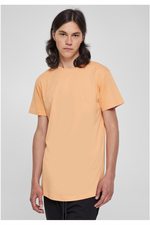 URBAN CLASSICS Shaped Long T-Shirt Paleorange
