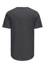 ONLY & SONS T-Shirt Grey Pinstripe