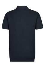 SUBLEVEL Strick Poloshirt Dark Blue