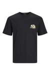 JACK & JONES Backprint T-Shirt Black