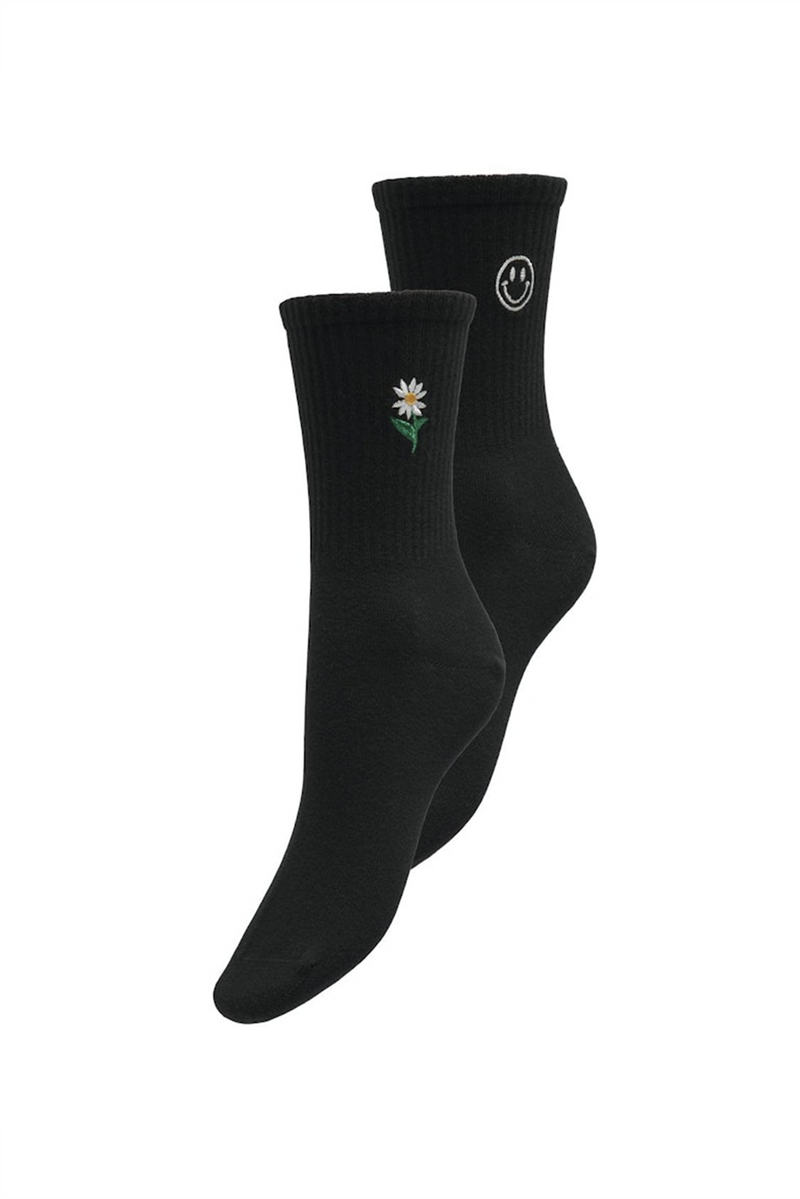 ONLY 2er Pack Socken Black