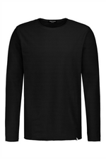 EIGHT 2 NINE Struktur Longsleeve Black