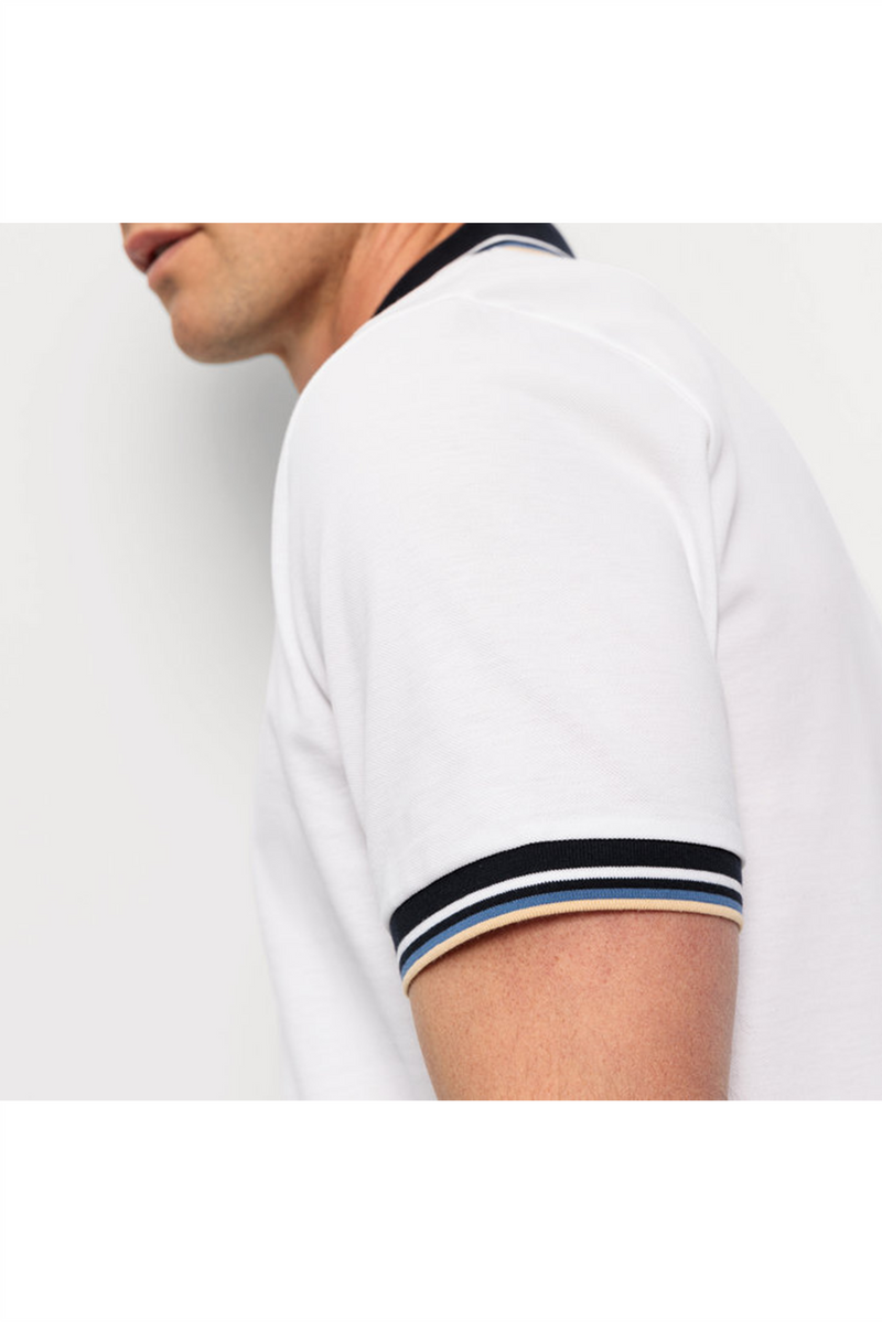 OLYMP Poloshirt Weiss