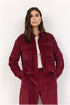 SOYACONCEPT Cord Jacke Bordeux