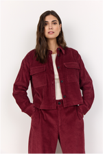 SOYACONCEPT Cord Jacke Bordeux