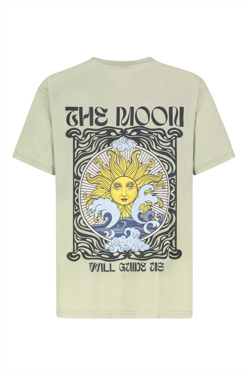 SUBLEVEL Backprint T-Shirt Middle Green