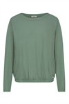 SUBLEVEL Langarm T-Shirt Dark Green