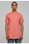 URBAN CLASSICS Shaped Long T-Shirt Coral