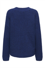 JDY V Neck Pullover Blue