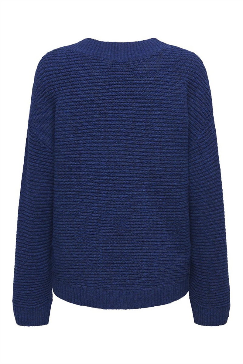 JDY V Neck Pullover Blue